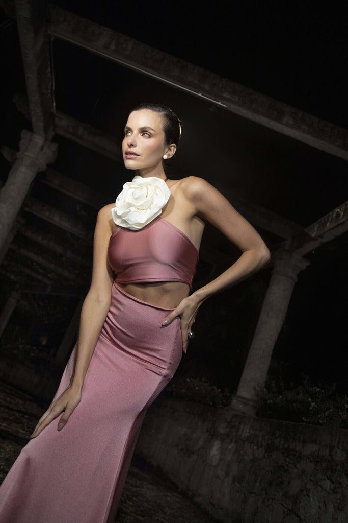Top y Falda Otto Rosa