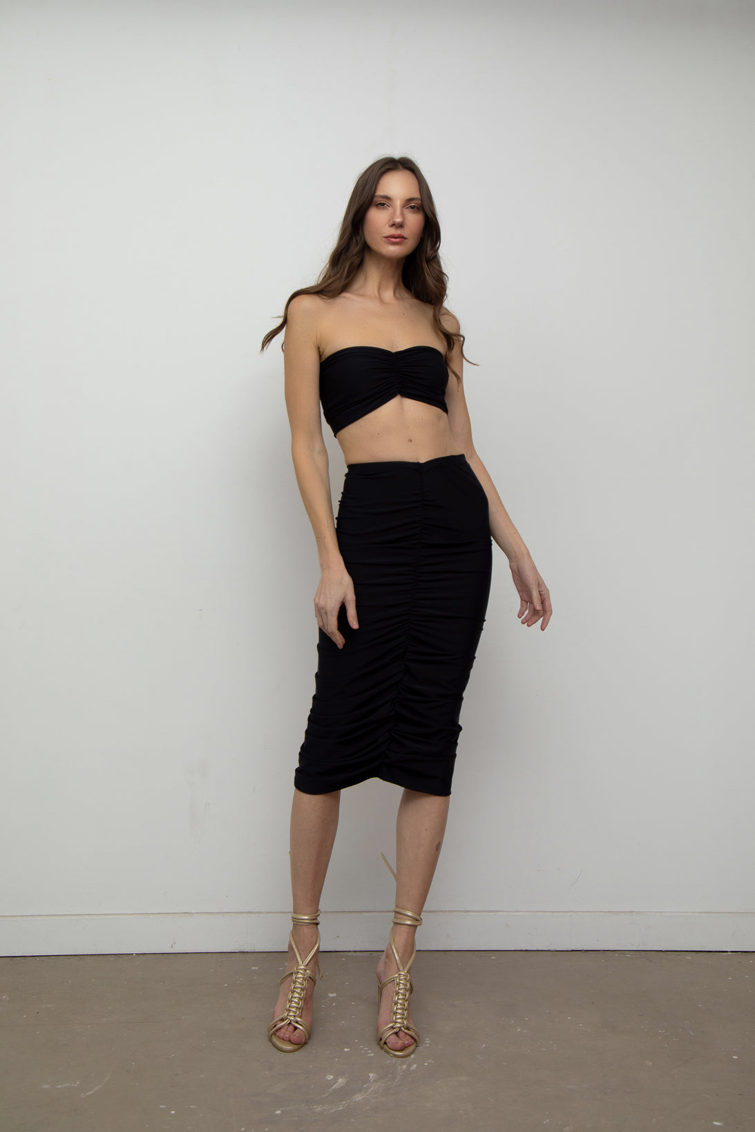 Top y falda Daura Black